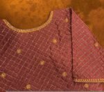 Pure silk hand embroidery blouse/saree maggam light pink blouse/blush pink saree blouse/hand embroidered blouse/onion pink ready made blouse