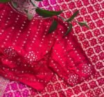 pure silk red hand embroidery blouse/saree maggam blouse/raw silk zardosi blouse/red mirror handembroidered blouse/ready made blouse zardosi