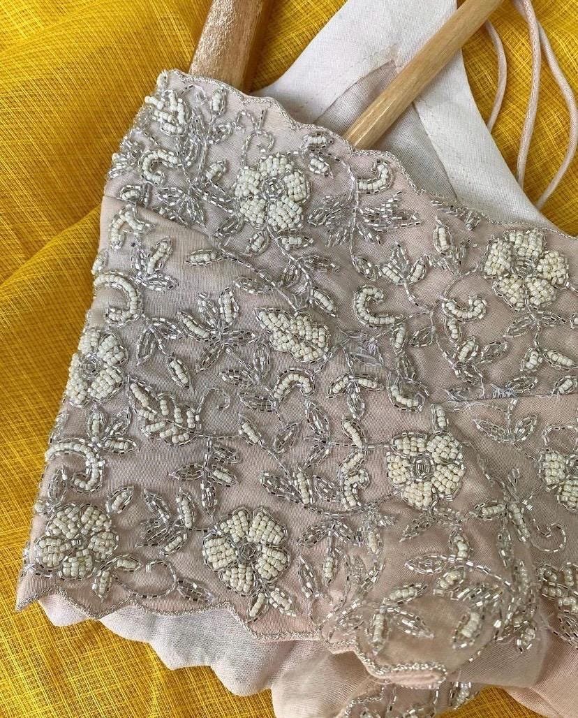 Anarkali suit usa/peach anarkali kurta/peach short sleeve anarkali/cream anarkali/light peach heavy hand embroidered anarkali with dupatta
