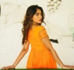 Orange Anarkali suit usa/anarkali kurta short sleeve/orange anarkali/hand embroidered dress anarkali/Indian dresses/simple anarkali kurta