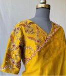 Designer Hand work Anarkali with dupatta/yellow anarkali suit set/pure silk anarkali dupatta USA/designer Indian long gown/womens long gown