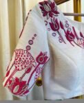 pure silk hand embroidery blouse/cream maggam blouse/pure raw silk zardosi blouse/hand embroidered blouse/cream designer ready made blouse