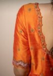 Orange Anarkali suit usa/hand embroidery anarkali kurta/orange anarkali dress with dupatta/designer anarkali kurta with dupatta/Indian dress