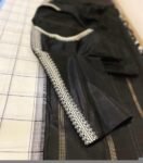 pure silk hand embroidery blouse/saree maggam blouse/black zardosi blouse/hand embroidered moderblouse/black and white ready made blouse usa