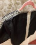 pure silk hand embroidery blouse/saree maggam blouse/black zardosi blouse/hand embroidered moderblouse/black and white ready made blouse usa