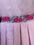 Pink Anarkali suit usa/floral embroidery anarkali kurta/pink elbow sleeve anarkali/elbow sleeve dress anarkali/Indian dresses/floral maxi dr