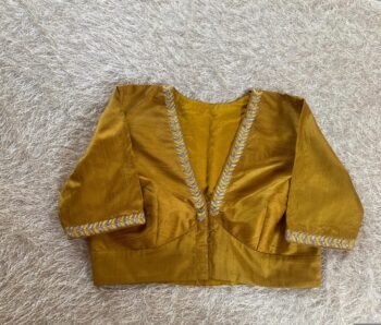 pure silk hand embroidery blouse/saree maggam blouse/black zardosi blouse/yellow hand embroidered blouse/green ready made blouse zardosi