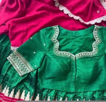 pure silk heavy hand embroidery blouse /bridal green maggam blouse/green zardosi blouse/hand embroidered blouse/green wedding ready blouse