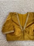 pure silk hand embroidery blouse/saree maggam blouse/black zardosi blouse/yellow hand embroidered blouse/green ready made blouse zardosi usa