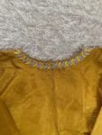 pure silk hand embroidery blouse/saree maggam blouse/black zardosi blouse/yellow hand embroidered blouse/green ready made blouse zardosi usa
