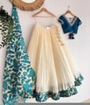 Women’s pure kalamkari lehenga set / crop top lehenga / Hand painted lehenga USA / wedding lehenga USA / kalamkarilehenga choli /voggish usa