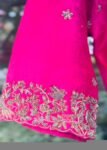 pure silk hand embroidery blouse/pink maggam blouse/silk zardosi blouse/hand embroidered blouse/ready made blouse zardosi/handwork blouse