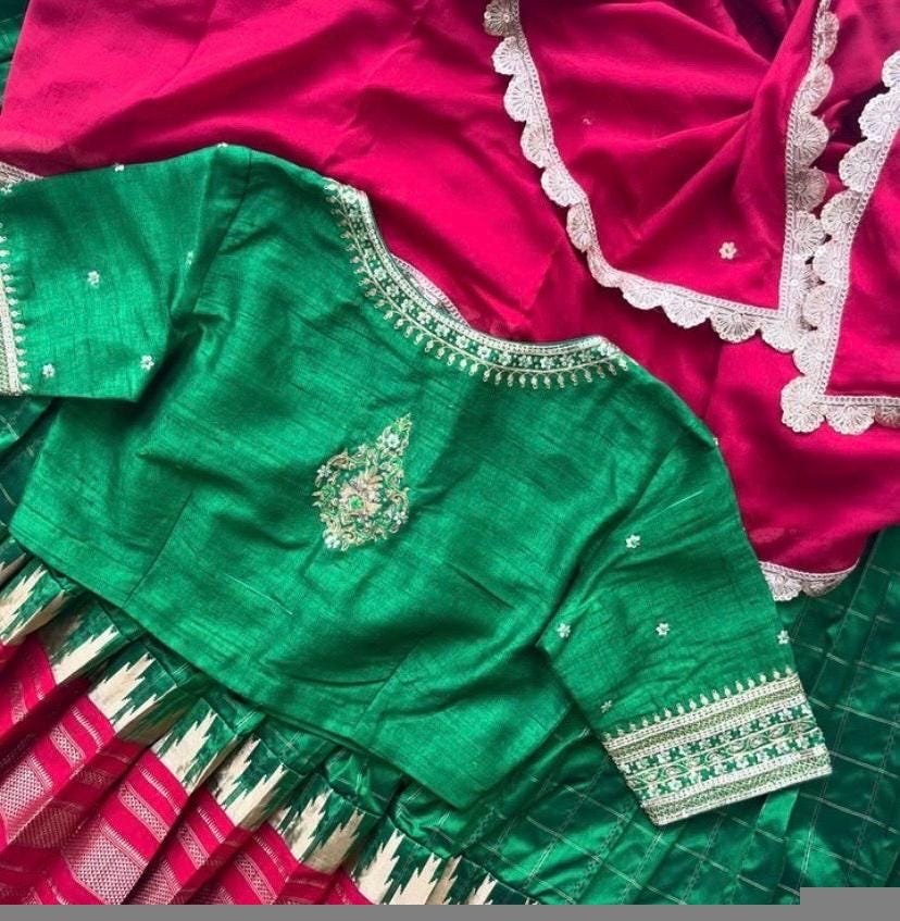 pure silk heavy hand embroidery blouse /bridal green maggam blouse/green zardosi blouse/hand embroidered blouse/green wedding ready blouse
