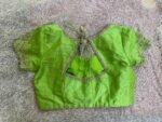 pure silk hand embroidery blouse usa/pista green saree maggam blouse /raw silk zardosi blouse /hand embroidered blouse/ready made blouse usa