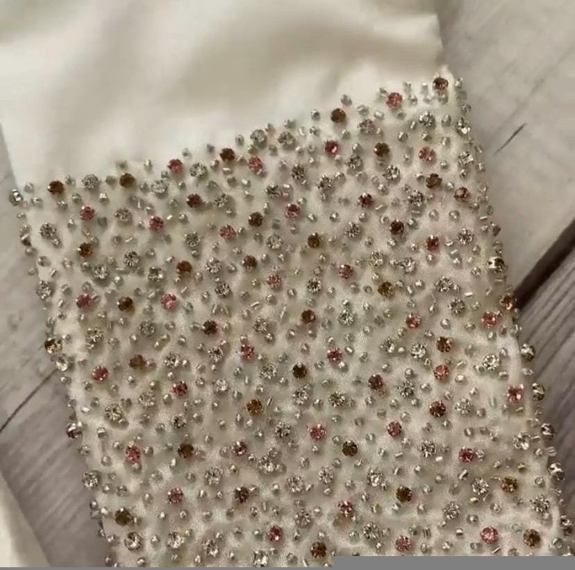 pure silk hand embroidery blouse /cream maggam blouse /raw silk zardosi blouse / multicolor chand embroidered blouse/ ready handmade blouse