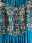 Anarkali suit usa/heavyhand embroidery anarkali kurta/seagreen anarkali dress/elbow sleeves dress anarkali/Indian dresses/sea green anarkali