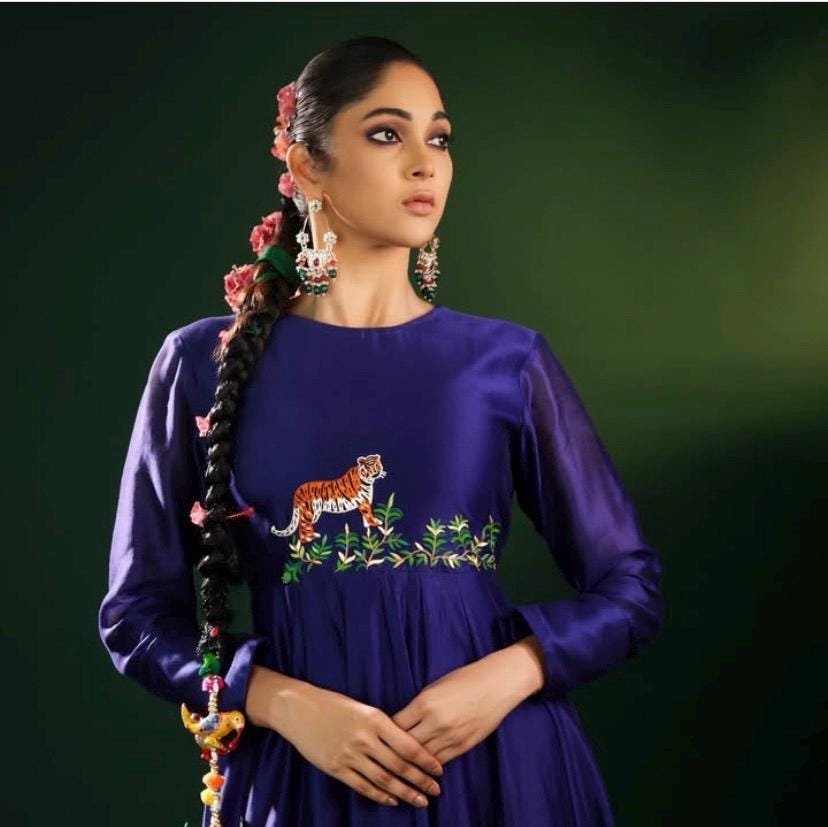 Blue Anarkali suit usa/anarkali kurta full sleeve/blue full sleeve anarkali/royal blue dress anarkali/Indian dresses/blue anarkali suit set