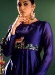Blue Anarkali suit usa/anarkali kurta full sleeve/blue full sleeve anarkali/royal blue dress anarkali/Indian dresses/blue anarkali suit set