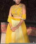 Women’s lehenga set/yellow blue crop top lehenga/ombre crop top skirt USA/wedding lehenga USA/shaded lehenga silk skirt/lehenga choli set