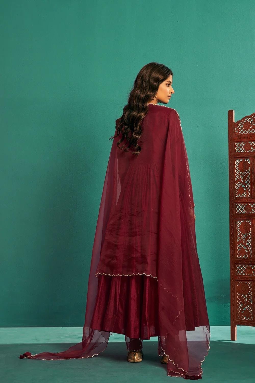 Red Anarkali suit usa/anarkali red kurta full sleeve/red full sleeve anarkali/red dress anarkali/Indian dresses/red anarkali suit set dupatt