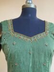 Anarkali usa/pink anarkali kurta/pure Handloom big border dress/pure kanchi cotton anarkali/ saree dresses/narayanpet kanchi handloom dress
