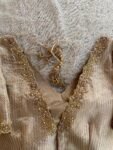 pure silk gold hand work blouse/gold stripes maggam blouse/pure tissue silk zardosi blouse/ hand embroidered blouse/ready made gold blouse