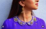 Hand embroidered Anarkali dress/purple anarkali suit set/purple hand work anarkali USA/Indian dresses/purple full sleeves embroidered Anarka