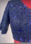 Women’s lehenga set/blue croptop lehenga/Indian crop top skirt USA/hand embroidered wedding lehenga USA/blue silk skirt/royalblue lehenga