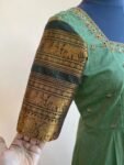 Anarkali usa/pink anarkali kurta/pure Handloom big border dress/pure kanchi cotton anarkali/ saree dresses/narayanpet kanchi handloom dress