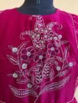 pink bandhani Anarkali/pink anarkali suit set/pure silk anarkali dress USA /designer Indian long gown/womens long gown/pink bandhani kurta
