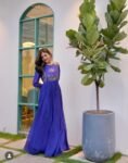 Blue Anarkali suit usa/anarkali kurta full sleeve/roya blue full sleeve anarkali/full sleeve dress anarkali/Indian dresses/Indian anarkali