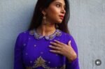 Hand embroidered Anarkali dress/purple anarkali suit set/purple hand work anarkali USA/Indian dresses/purple full sleeves embroidered Anarka