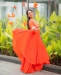 Anarkali suit usa/anarkali sharara kurta/orange  sharara embroidered anarkali/Wedding outfit/blue sharara anarkali/orange kurta sharara set