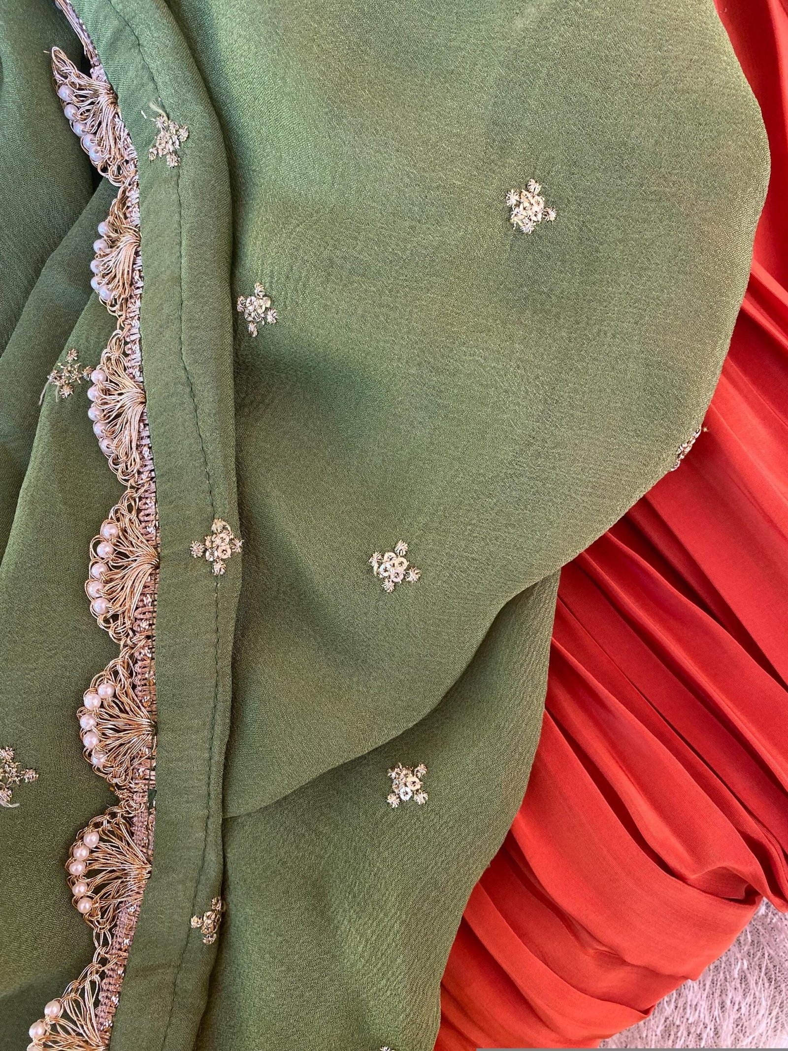 Hand-Painted Kalamkari Anarkali Dress with Dupatta: Orange Silk Embroidered Gown,Kalamkari dress,orange hand painted Kalamkari Anarkali suit