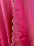 Hand Embroidered Pink Tissue Anarkali Suit with Dupatta