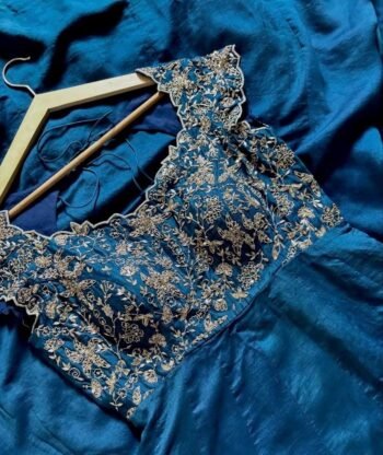 Anarkali suit usa/blue anarkali kurta/blue short sleeve anarkali/blue hand embroidered anarkali/blue heavy hand embroidered anarkali with du