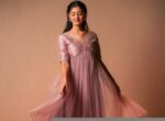 Pink Anarkali Suit:Hand Embroidered Indian Dress, soft net anarkali,hand embroidered anarkali dress,pink anarkali dress/Indian anarkali dres