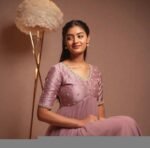 Pink Anarkali Suit:Hand Embroidered Indian Dress, soft net anarkali,hand embroidered anarkali dress,pink anarkali dress/Indian anarkali dres