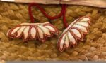 Cream Silk Saree Blouse: Hand Embroidered Zardosi Maggam, Elbow Sleeve