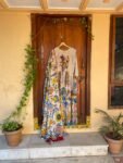 kalamkari anarkali dupatta/anarkali suit set/anarkali kurta dupatta/Indian dresses/anarkali dress with Kalamkari’s dupatta/kalamkari dress