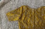 Mustard Yellow Silk Hand Embroidered Blouse: Zardosi Bridal Blouse