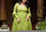 Hand Embroidered Pista Green Chanderi Silk Anarkali Suit with Kota Dupatta