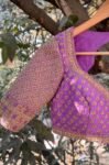 Lavender Silk Bridal Blouse: Hand Embroidered Zardosi Maggam Work lavender blouse,bridal maggam blouse,wedding blouse,saree blouses usa