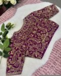 pure silk hand embroidery bridal blouse/ maggam blouse/pink bridal zardosi blouse/hand embroidered blouse/heavy embroidery wedding blouse us