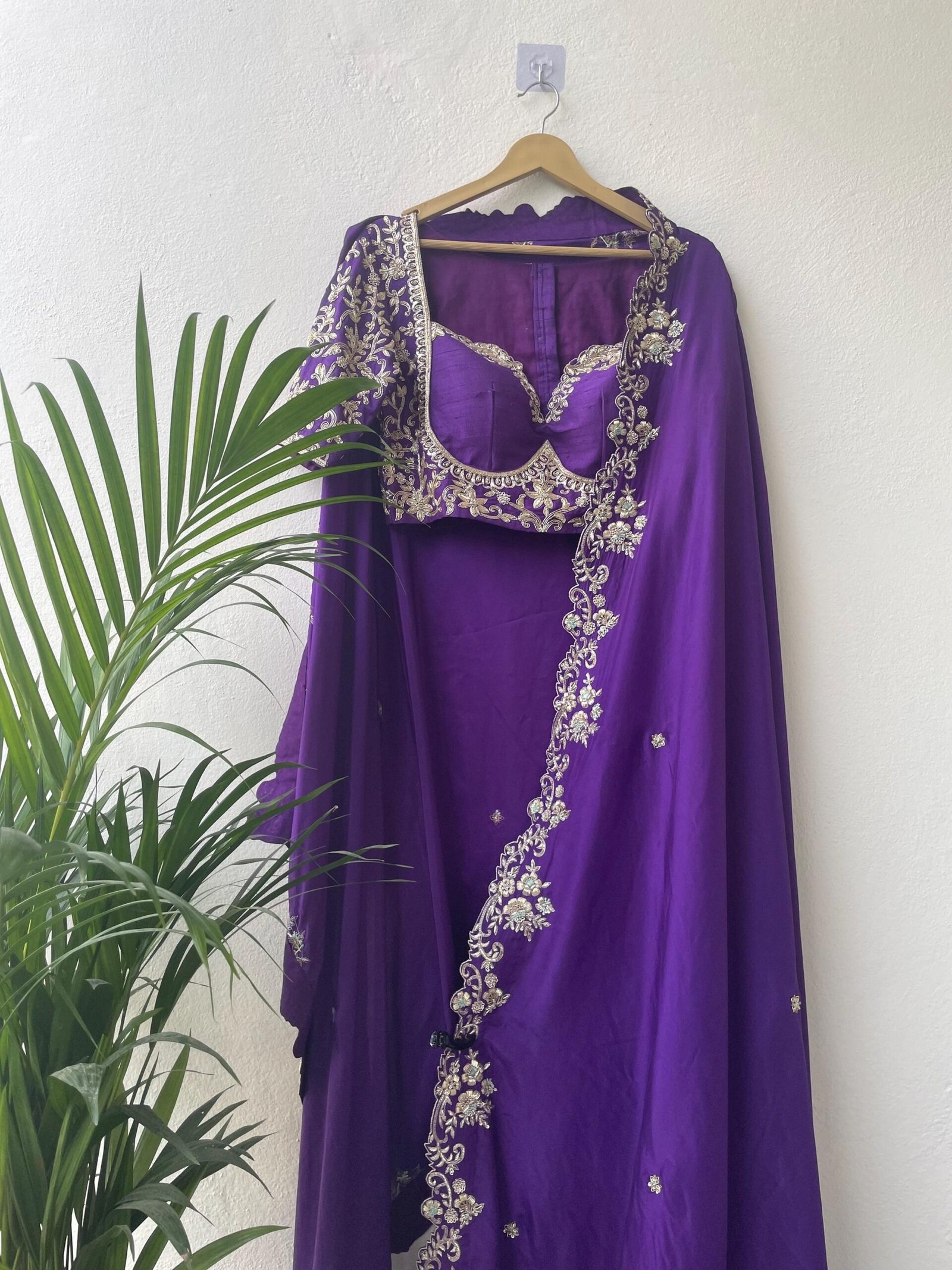 Purp pure Silk Saree:Hand Embroidered Blouse, Indian Wedding Bridal Saree,luxury wedding saree,pure silk purple saree,cocktail saree USA