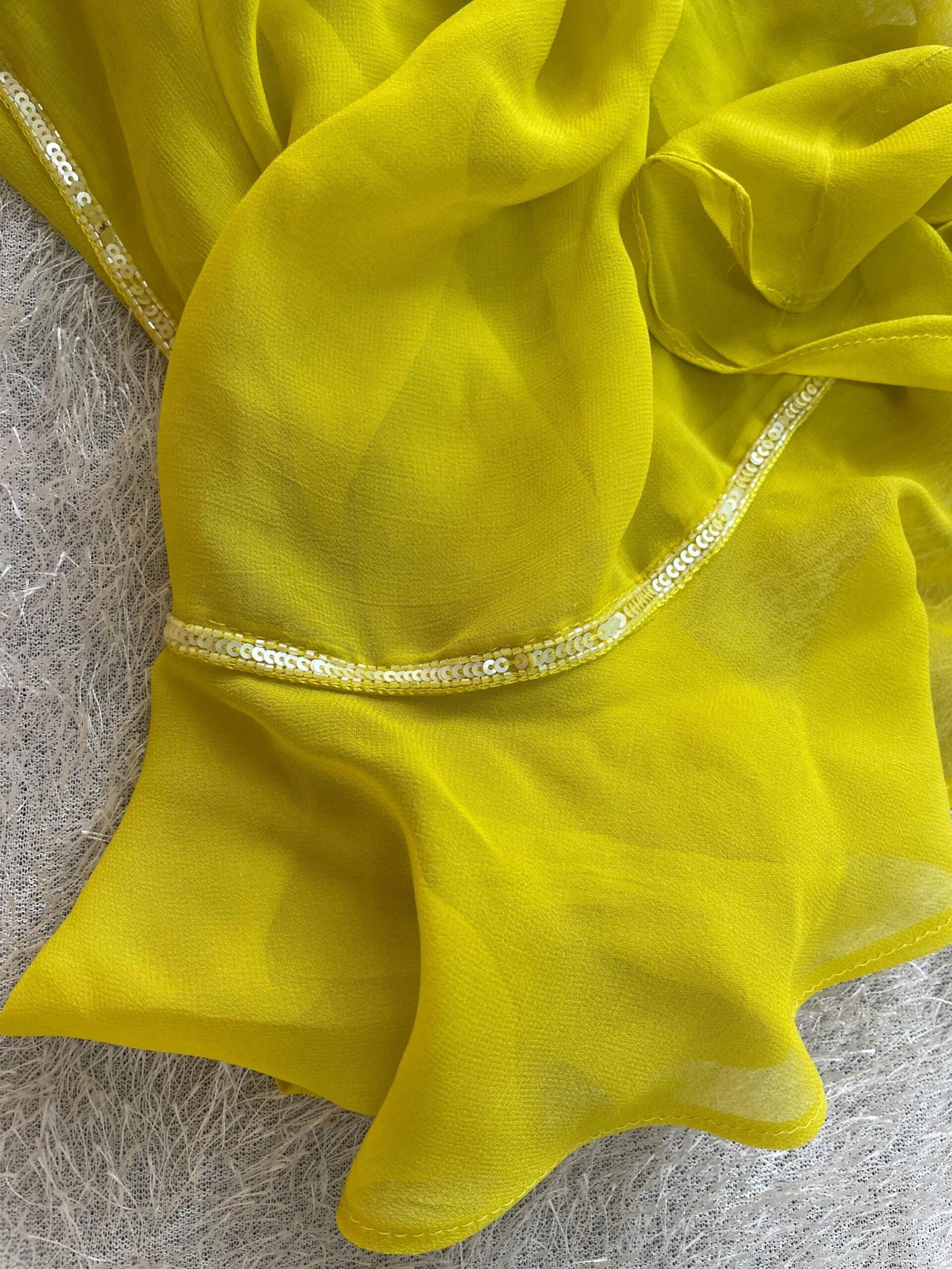 Mustard Yellow Ruffle Saree: Georgette Cocktail Sari with Embroidered Blouse, ruffle saree blouse , mehendi saree, haldi saree,cocktail sare