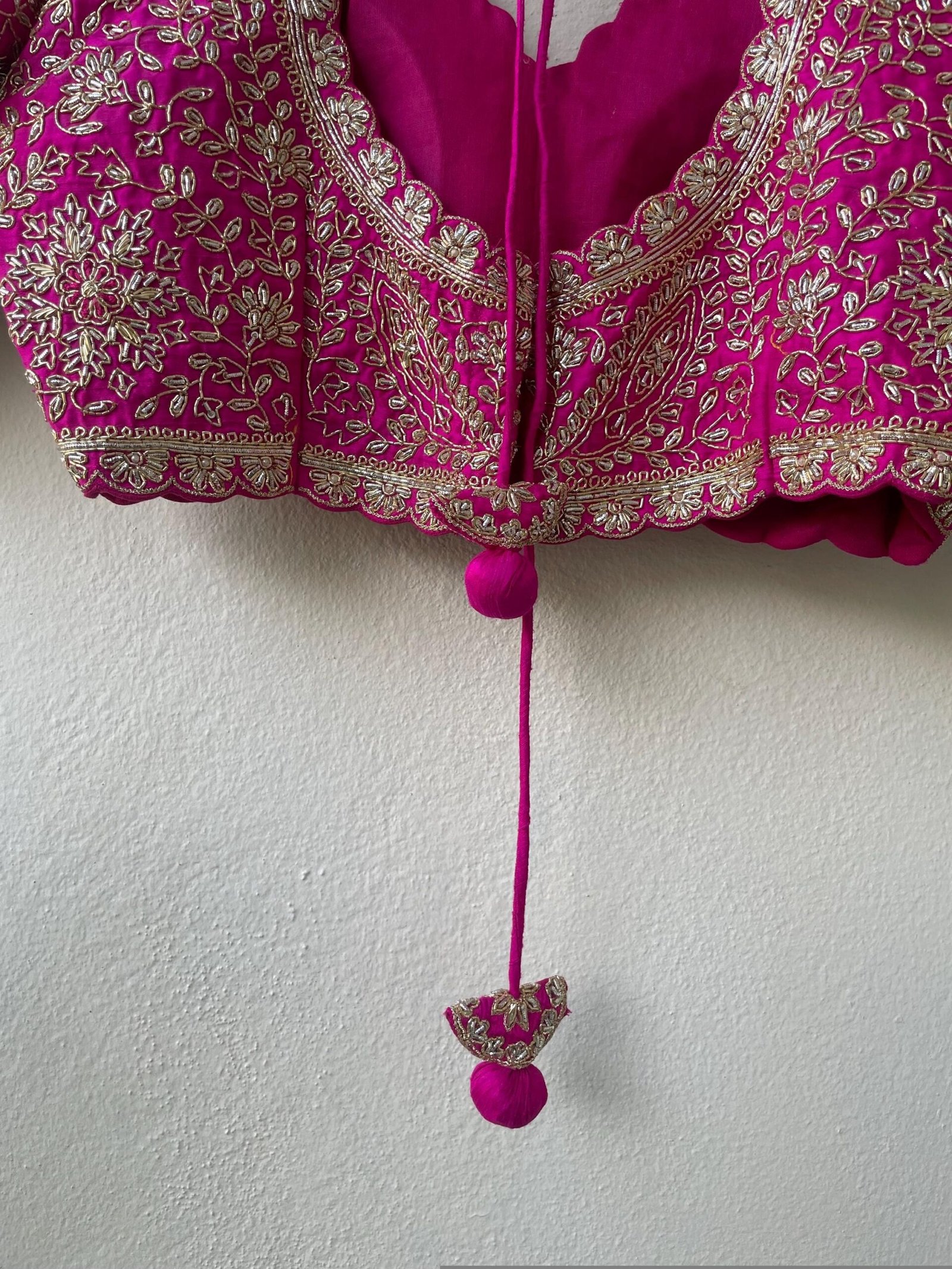 pure silk hand embroidery bridal blouse/pink maggam blouse/bridal zardosi blouse/wedding hand embroidered blouse/pinheavy embroidery blouse