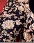 pure silk hand embroidery bridal blouse/ maggam blouse/black heavy embroideryblouse/ hand embroidered blouse/heavy embroidery wedding blouse