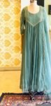 Hand Embroidered Anarkali Dress: Ice Blue Indian Suit with Dupatta, hand work kurta with dupatta/Indian kurta set,blue kurta set,indian kurt
