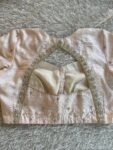 Hand Embroidered Raw Silk Blouse: Cream Zardosi Maggam Work,tissue beige saree blouse,tissue Maggam blouse,mix and match blouses,plus size